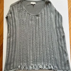Lucky Brand Cableknit Capsleeve Sweater